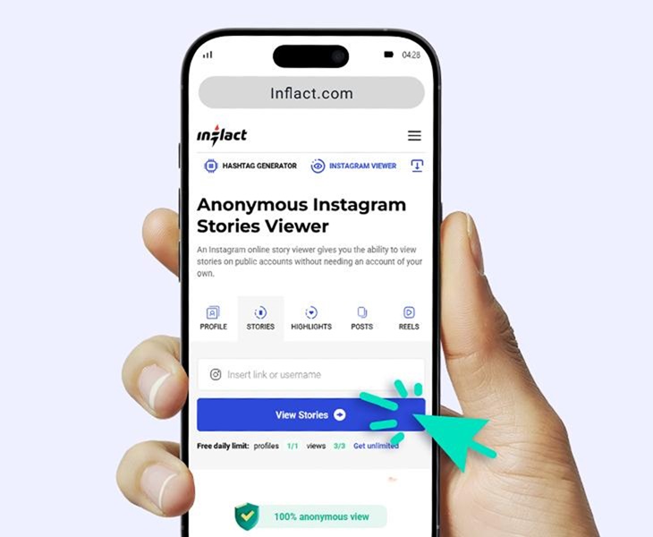 Anonymous Instagram stories viewer by Inflact