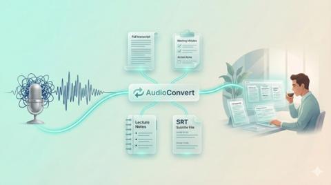AudioConvert: Your Intelligent Audio To Text Converter for Faster Productivity
