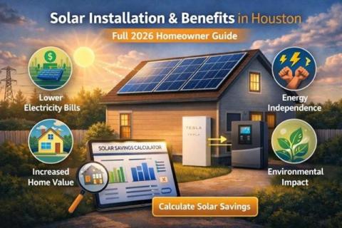 Solar Panel Installation and Benefits in Houston: Costs, Savings & Climate Factors